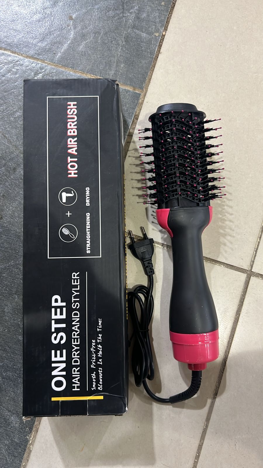 One Step 3 - in - 1 Hot Air Brush Hair Dryer | Ionic Straightening & Volumizing Styler - Smart Flex Store
