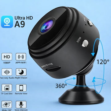 A9 Mini WiFi Security Camera HD 1080P Rechargeable