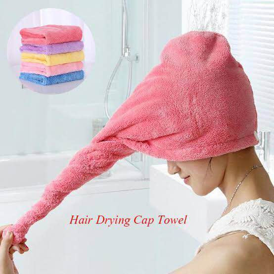 Microfiber Hair Dryer Wrap Towel for Women – Pack of 2