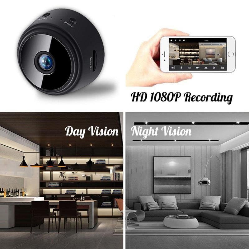 A9 Mini WiFi Security Camera HD 1080P Rechargeable