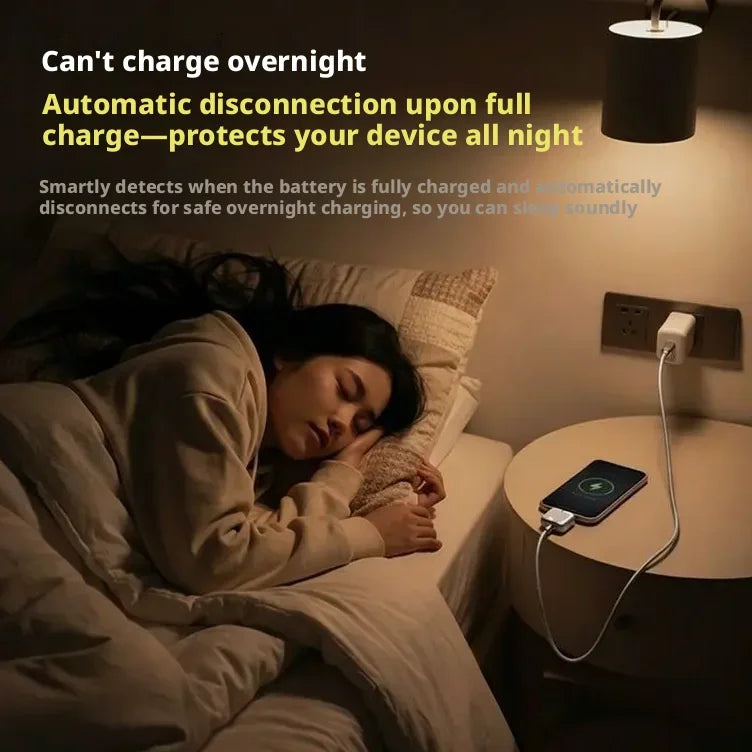 Smart Type-C Charger with Auto Power Cut | Battery Protection