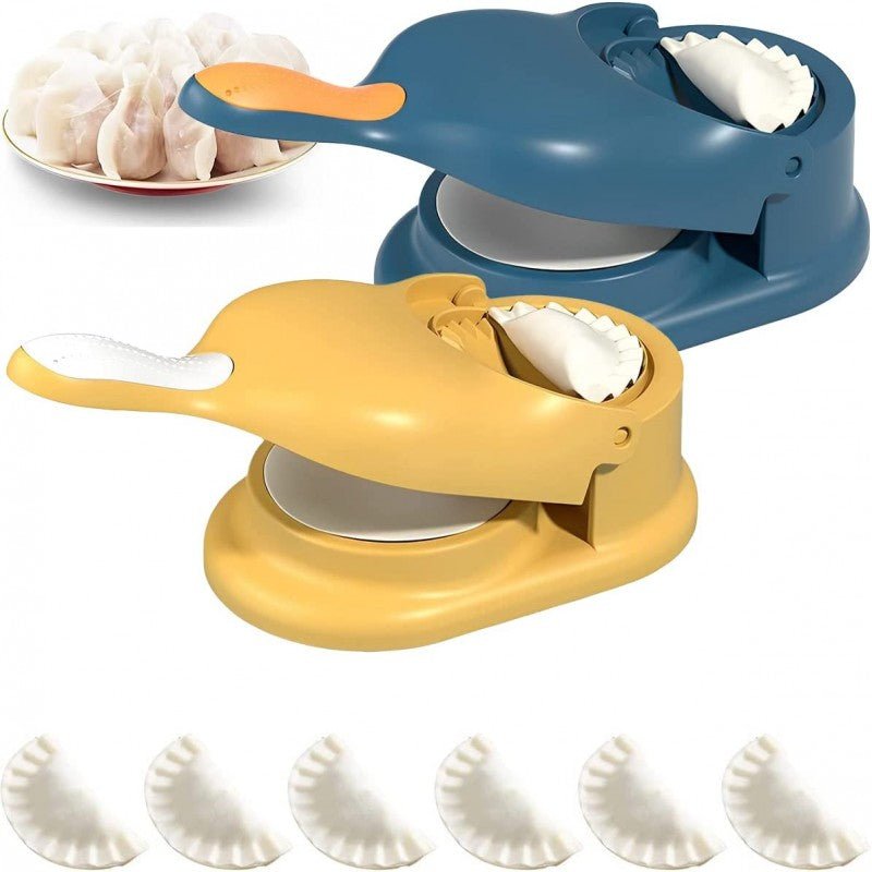 2 - in - 1 Manual Dumpling Maker Mold | Dough Press & Rolling Machine | Momos, Gyoza, Tortilla Kitchen Tool - Smart Flex Store