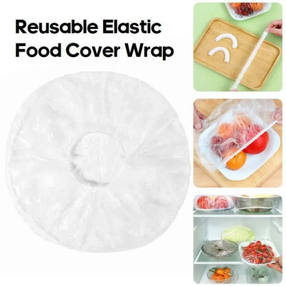 100pcs Disposable Food Cling Covers – Fresh - Keeping Fridge & Fruit Protection - Smart Flex Store