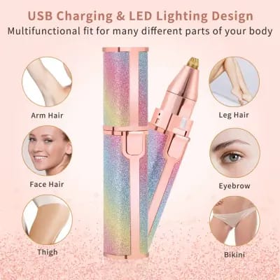 2 - in - 1 Flawless Brows Rechargeable Eyebrow Trimmer - Smart Flex Store