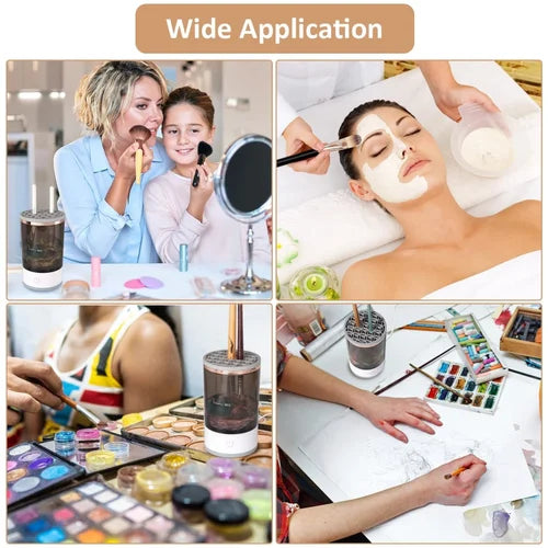 Electric Makeup Brush Cleaner & Dryer – All-in-One Cleaning Tool
