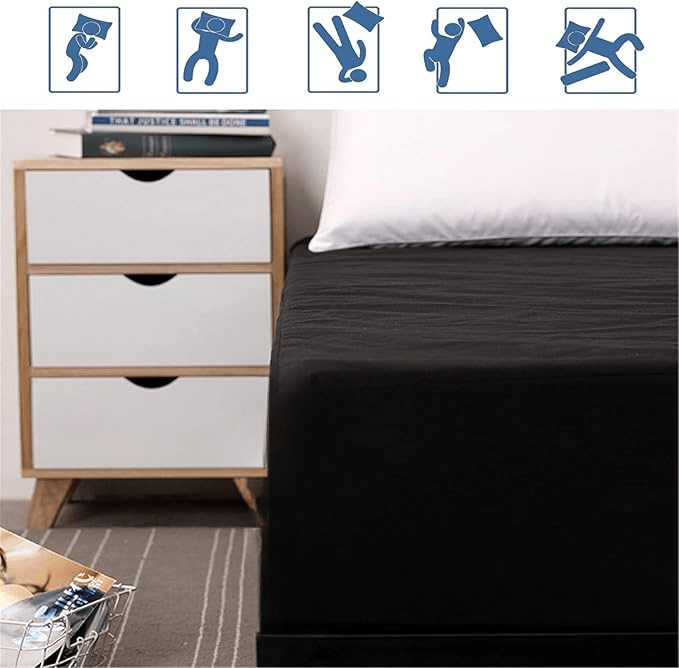 Waterproof Mattress Protector Sheet – Fitted, Breathable & Washable Mattress Cover - Smart Flex Store