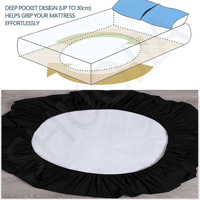 Waterproof Mattress Protector Sheet – Fitted, Breathable & Washable Mattress Cover - Smart Flex Store
