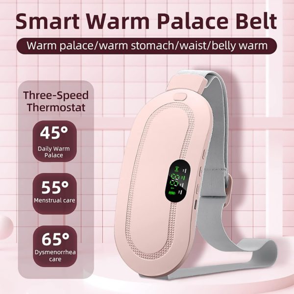 Portable Menstrual Heating Belt with Massage for Pain Relief