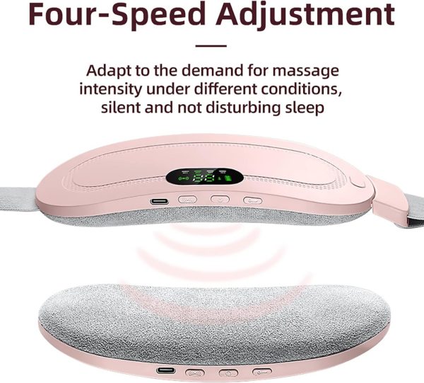 Portable Menstrual Heating Belt with Massage for Pain Relief