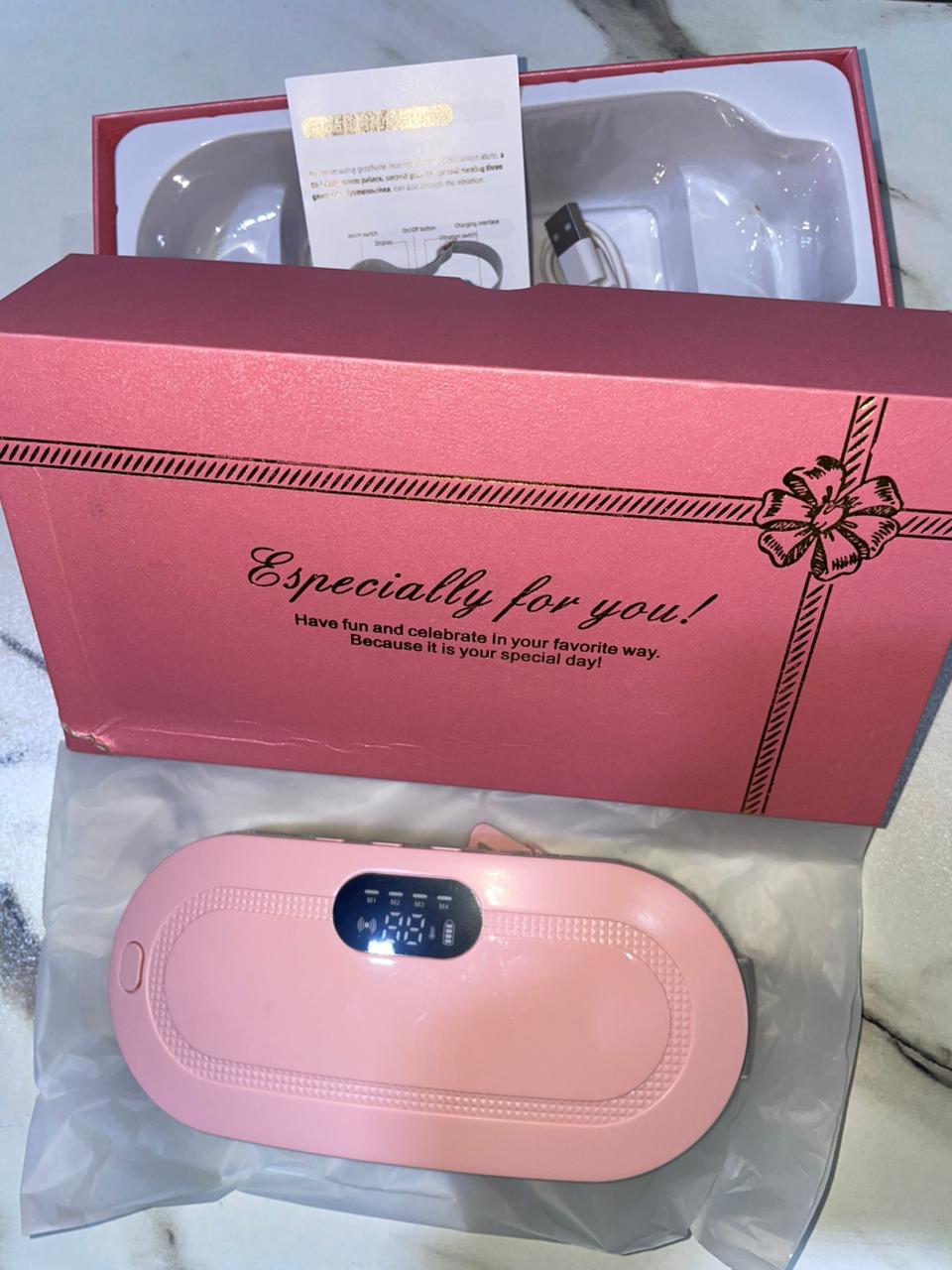 Portable Menstrual Heating Belt with Massage for Pain Relief