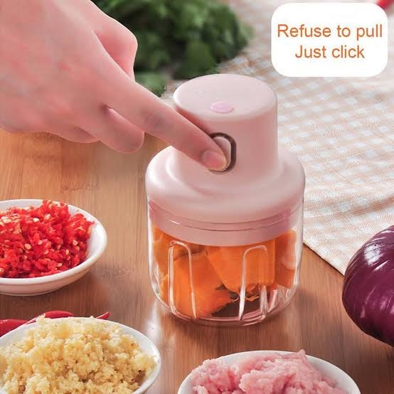 USB Rechargeable Mini Food Chopper 250ml