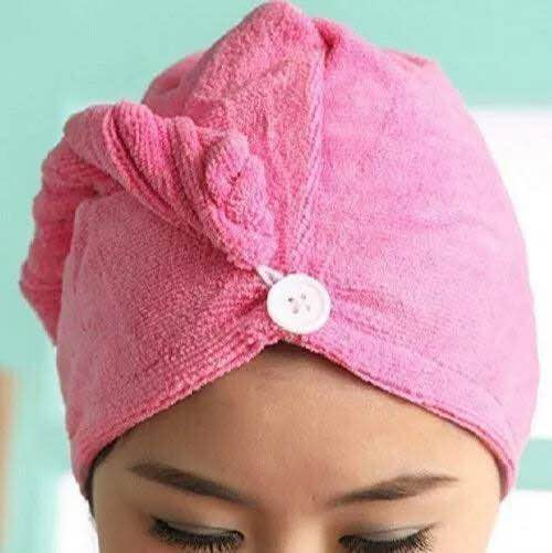 Microfiber Hair Dryer Wrap Towel for Women – Pack of 2