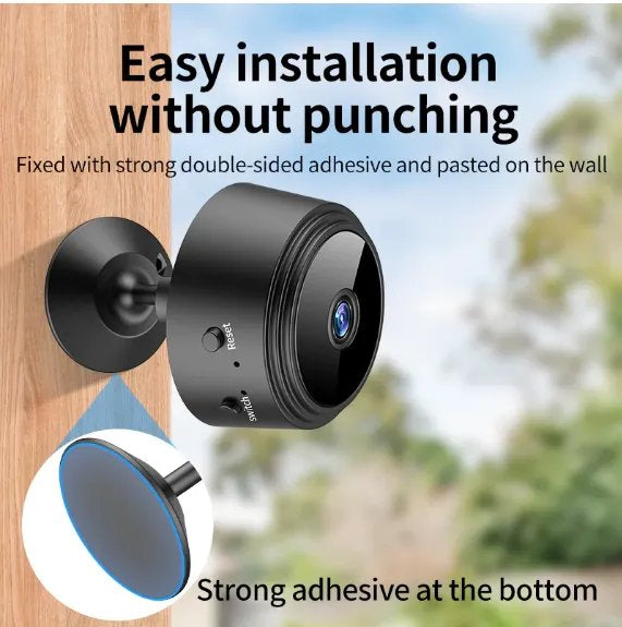 A9 Mini WiFi Security Camera HD 1080P Rechargeable