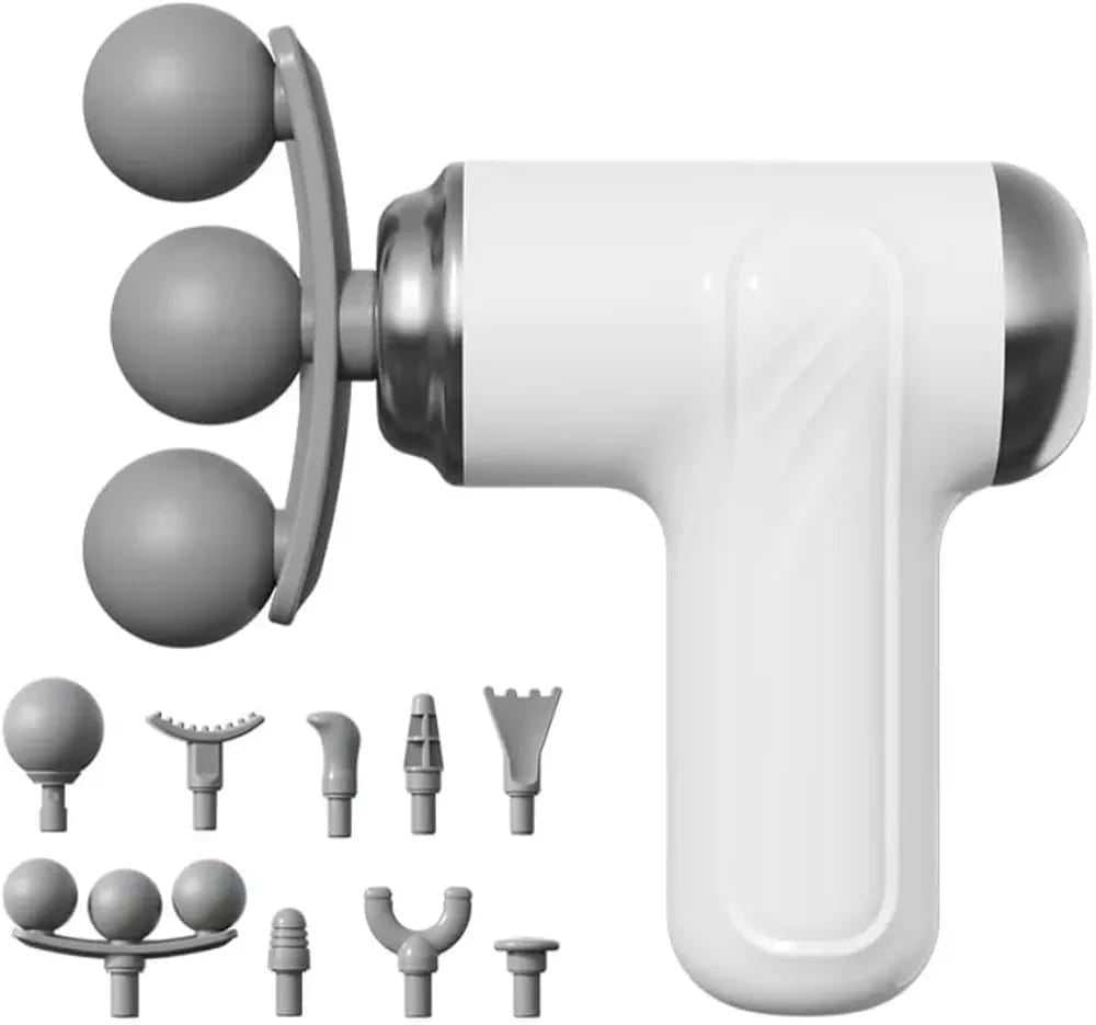 9-in-1 USB Rechargeable Massage Gun
