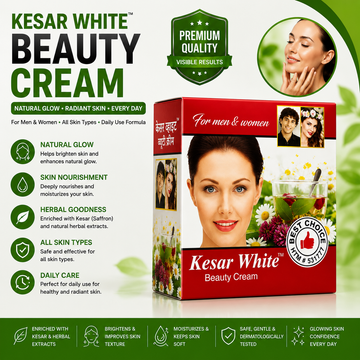 Kesar White Beauty Cream – Customized Skin Care for Men & Women