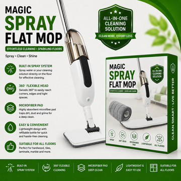 Magic Spray Flat Mop – Effortless Floor Cleaning