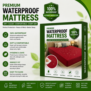 Premium Waterproof Double Bed Mattress Protector