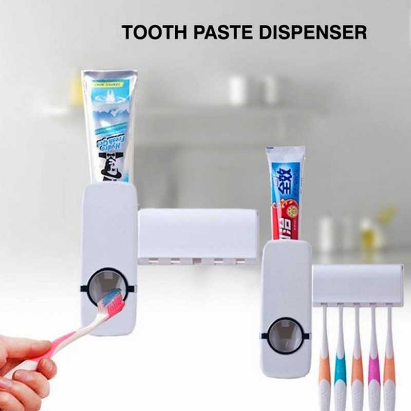 Tooth Paste Dispenser with Tooth Paste Holder - Smart Flex Store
