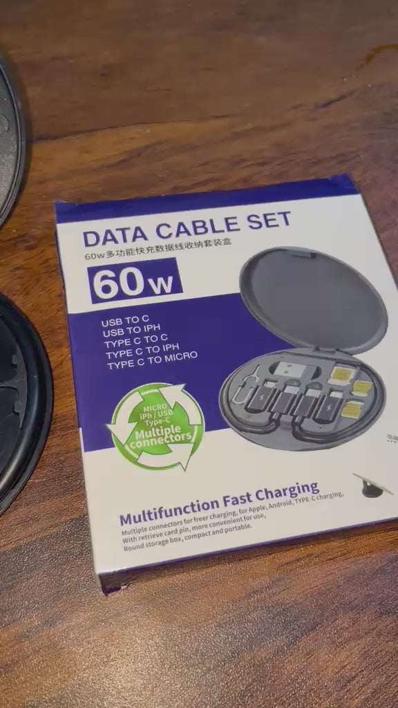 5-in-1 60W Fast Charging Cable Kit